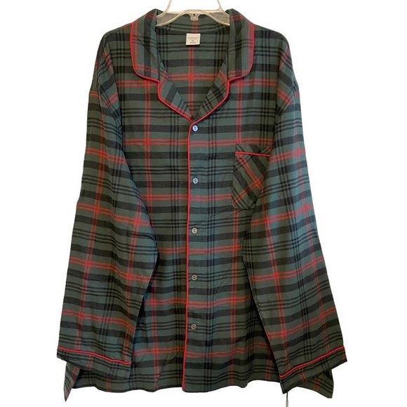 Hearth & Hand Unisex Cotton Plaid Pajama 2PC Set 5XL (606) - Picture 3 of 10